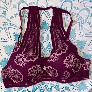 Pink Lightly Lined Bra 34b